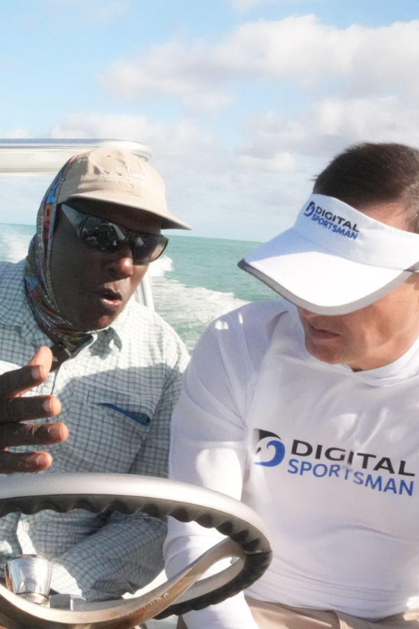 Anthony and Capt. Prescott in The Bahamas